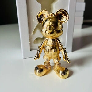 Disney Bauble Bar Gold Mickey Mouse Bag Charm NWT